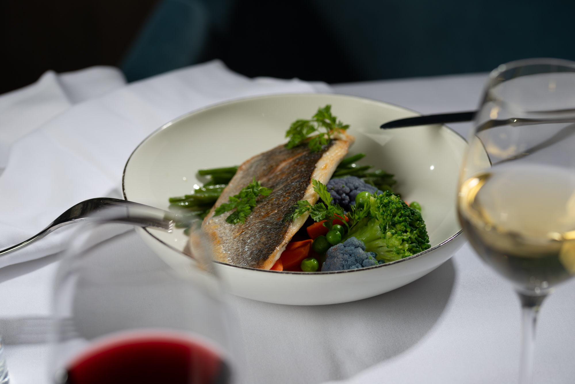 filet de dorade aux petits légumes du club pierre charron