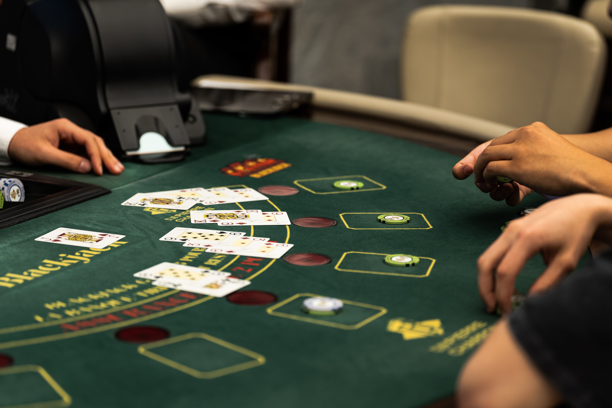 Blackjack blazing 7 at Paris