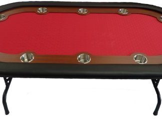 10-Seat Speed Cloth Poker Table