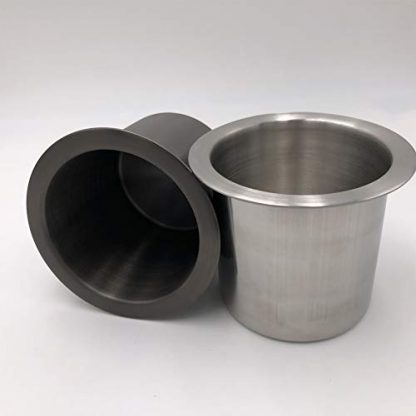 Run Pack of 1 Stainless Steel Drop-in Cup Drink Holder Poker Table Drink Holder - Image 6