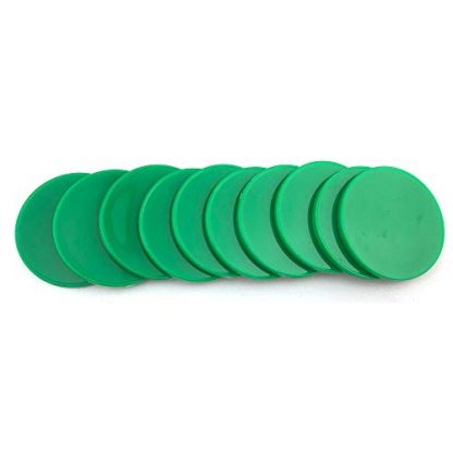 Smartdealspro Set of 100 1 1/2 Inch Opaque Poker Chips Plastic Learning Counters Game Tokens with Storage Box - Image 3