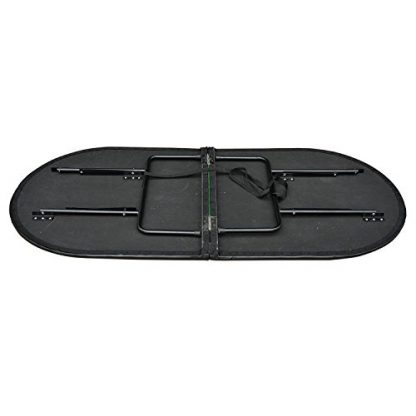 HOMCOM Poker Table 1.85m Folding Top for 8 Players Casino with Chip Trays Drink Holders - Image 5