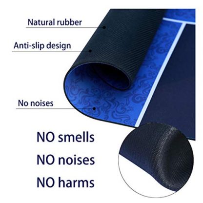 120cm Diameter Poker Mat, Anti-Slip Professional Texas Hold'em Table Mat Portable Rubber Round Table Top Layout Poker Mat With Foldable Bag - Image 3