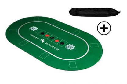 KrockaZone XXL Premium Poker Mat 1000 x 600 mm + Carry Bag - Professional Poker Underlay for Poker Table Topper - Deluxe Poker Mat, Table Mat, Poker Cloth