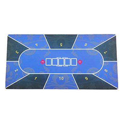 Martola Foldable poker mat, 1.2x0.6m playing cards poker mat, poker table mat, poker cloth, poker carpet for poker table