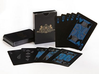 Premium Poker Chip Set With Aluminum Carrying Case. Upgraded Dealer/Small/Big Blind Buttons. PVC Black Water Proof Playing Cards. 300 Piece Composite, Texas Hold'em with Dice. Prime Professional - Image 5