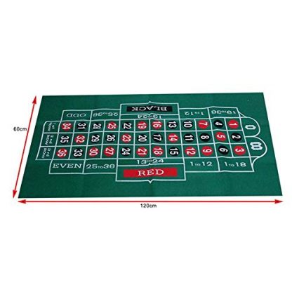 Roulette Tablecloth--Felt Poker Table Cloth--Waterproof Blackjack Table Cloth Double-sided Pattern Playing Cards Table Cloth--Felt Non-woven Roulette Layout Playing Cloth - Image 9