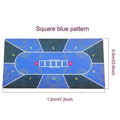 Martola Foldable poker mat, 1.2x0.6m playing cards poker mat, poker table mat, poker cloth, poker carpet for poker table - Image 5