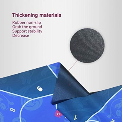 Martola Foldable poker mat, 1.2x0.6m playing cards poker mat, poker table mat, poker cloth, poker carpet for poker table - Image 9