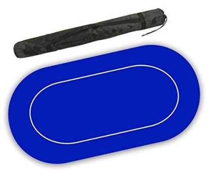 DA VINCI Non Slip 70 x 36 inch Neoprene Rubber Foam Poker Table Mat and Card Game Layout