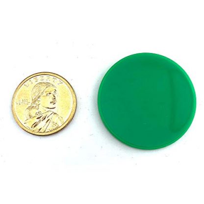 Smartdealspro Set of 100 1 1/2 Inch Opaque Poker Chips Plastic Learning Counters Game Tokens with Storage Box - Image 5