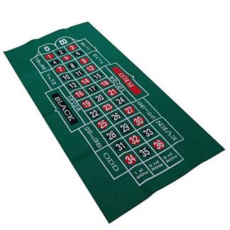 Roulette Tablecloth--Felt Poker Table Cloth--Waterproof Blackjack Table Cloth Double-sided Pattern Playing Cards Table Cloth--Felt Non-woven Roulette Layout Playing Cloth