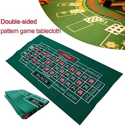 FYSM poker mat double-sided pattern game table felt non-woven waterproof table mat roulette table cloth blackjack frugal enjoyment - Image 3