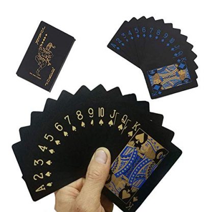 Saniswink 1/2Pack Waterproof Washable Foil Poker Table Game Magic Playing Card Party Favor - Image 5