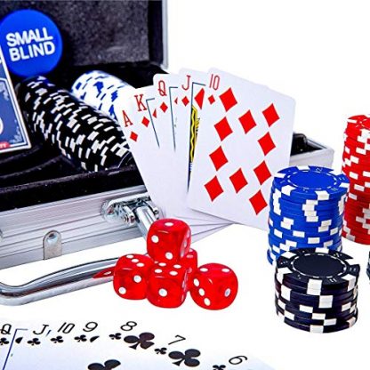 Yinlo Poker Chips Set - 200PCS / 300PCS Poker Sets with Aluminum Case, 11.5 Gram Casino Chips for Texas Holdem Blackjack Gambling - Image 3