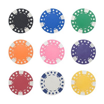 Brybelly Diamond Suited Poker Chips 11.5-gram Clay Composite - Pack of 50 - Image 4