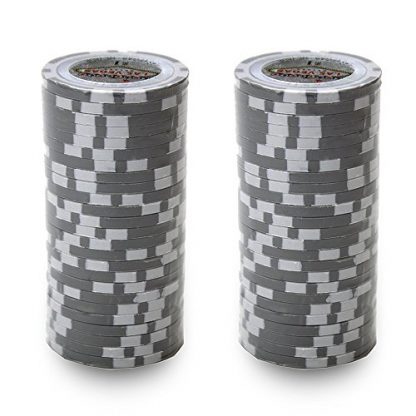 Brybelly Las Vegas Casino Poker Chip Heavyweight 14-gram Clay Composite - Pack of 50 - Image 4