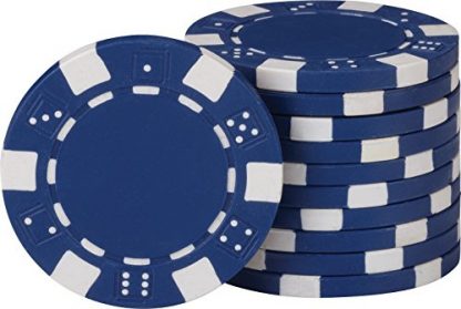 Fat Cat 11.5 Gram Texas Hold 'em Clay Poker Chip Set with Aluminum Case, 500 Striped Dice Chips - Image 8