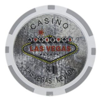 Brybelly Las Vegas Casino Poker Chip Heavyweight 14-gram Clay Composite - Pack of 50